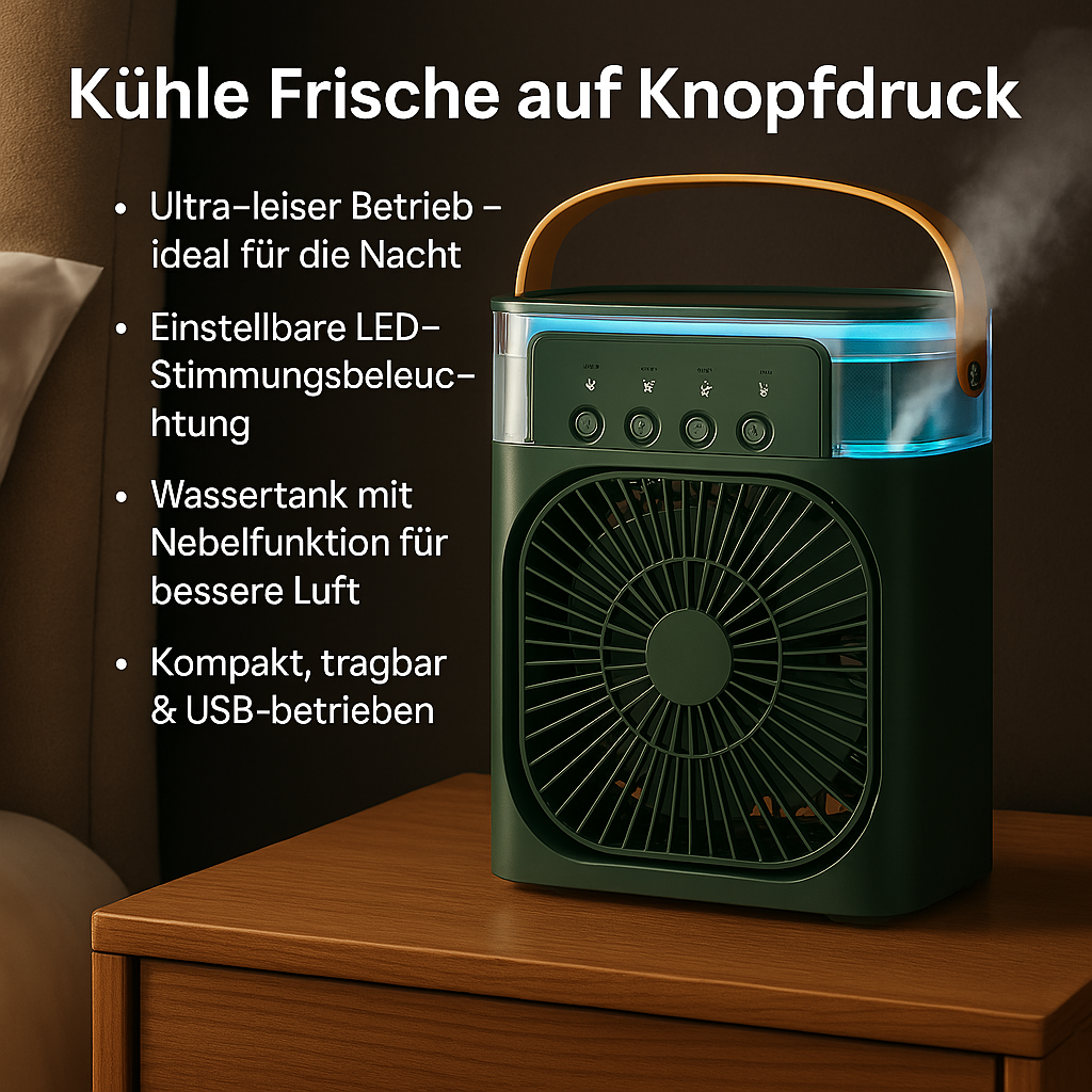 Multifunktionaler 5-Loch Mini Air Cooler - Bild 4