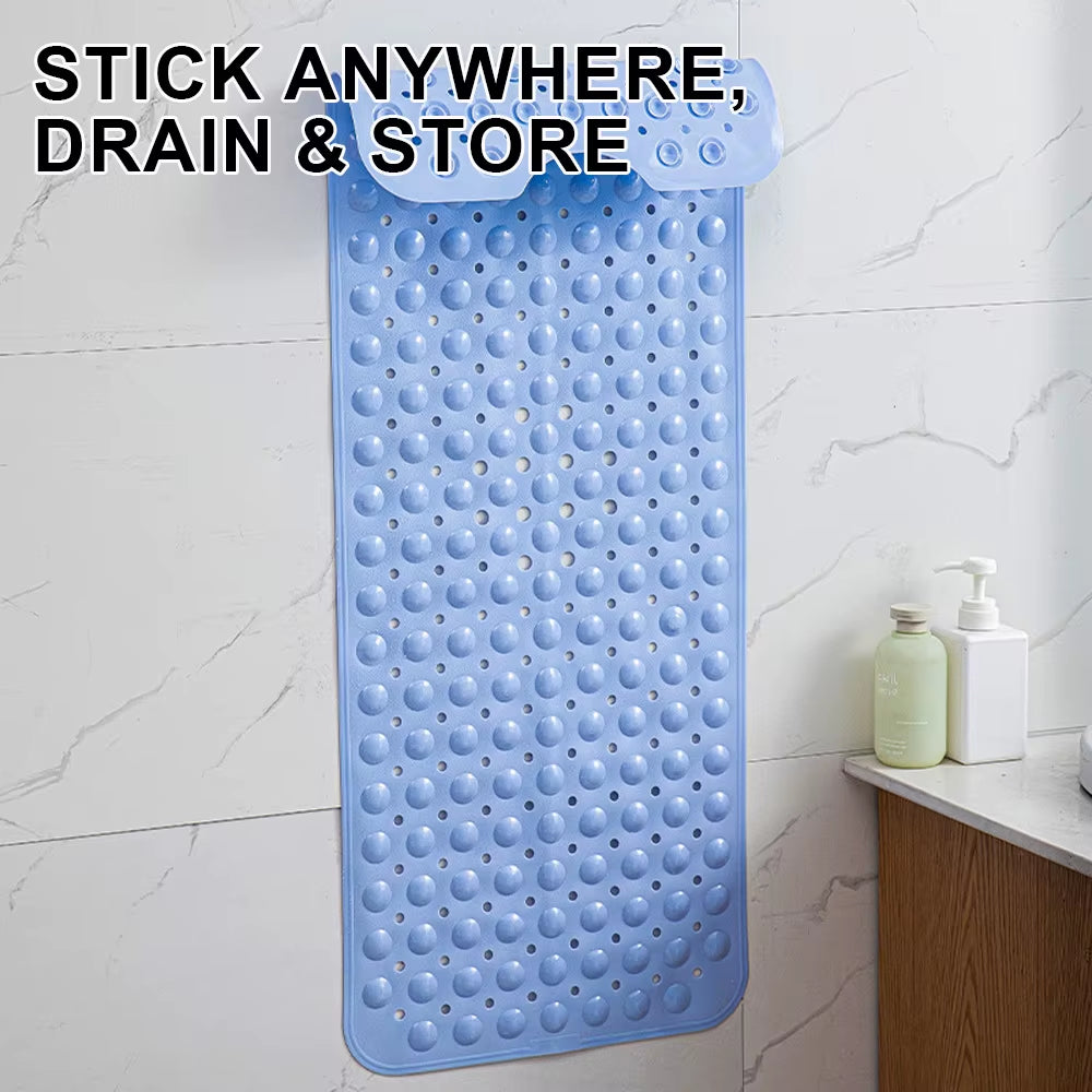 40*100Cm Bathroom Non-Slip Mat Bath Massage Foot Mat Long PVC Bathtub Mat Shower
