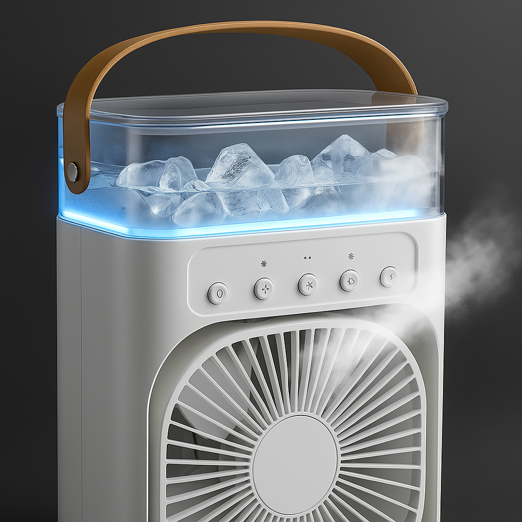 Multifunktionaler 5-Loch Mini Air Cooler - Bild 2