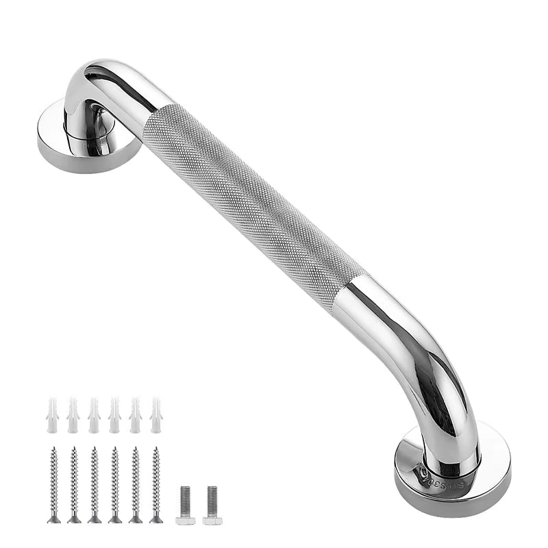 Bathroom Tub Toilet Handrail Grab Bar Stainless Steel 300/400/500Mm anti Slip Shower Safety Support Handle Towel Rack