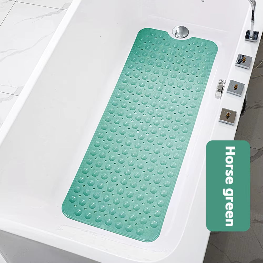 40*100Cm Bathroom Non-Slip Mat Bath Massage Foot Mat Long PVC Bathtub Mat Shower