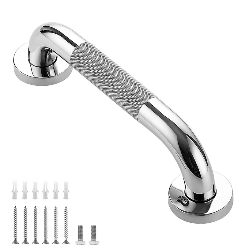 Bathroom Tub Toilet Handrail Grab Bar Stainless Steel 300/400/500Mm anti Slip Shower Safety Support Handle Towel Rack