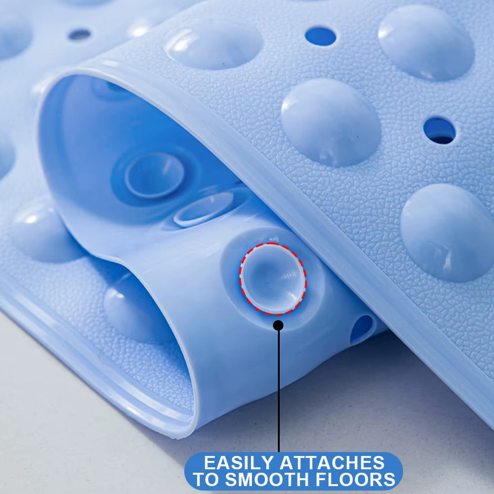 40*100Cm Bathroom Non-Slip Mat Bath Massage Foot Mat Long PVC Bathtub Mat Shower