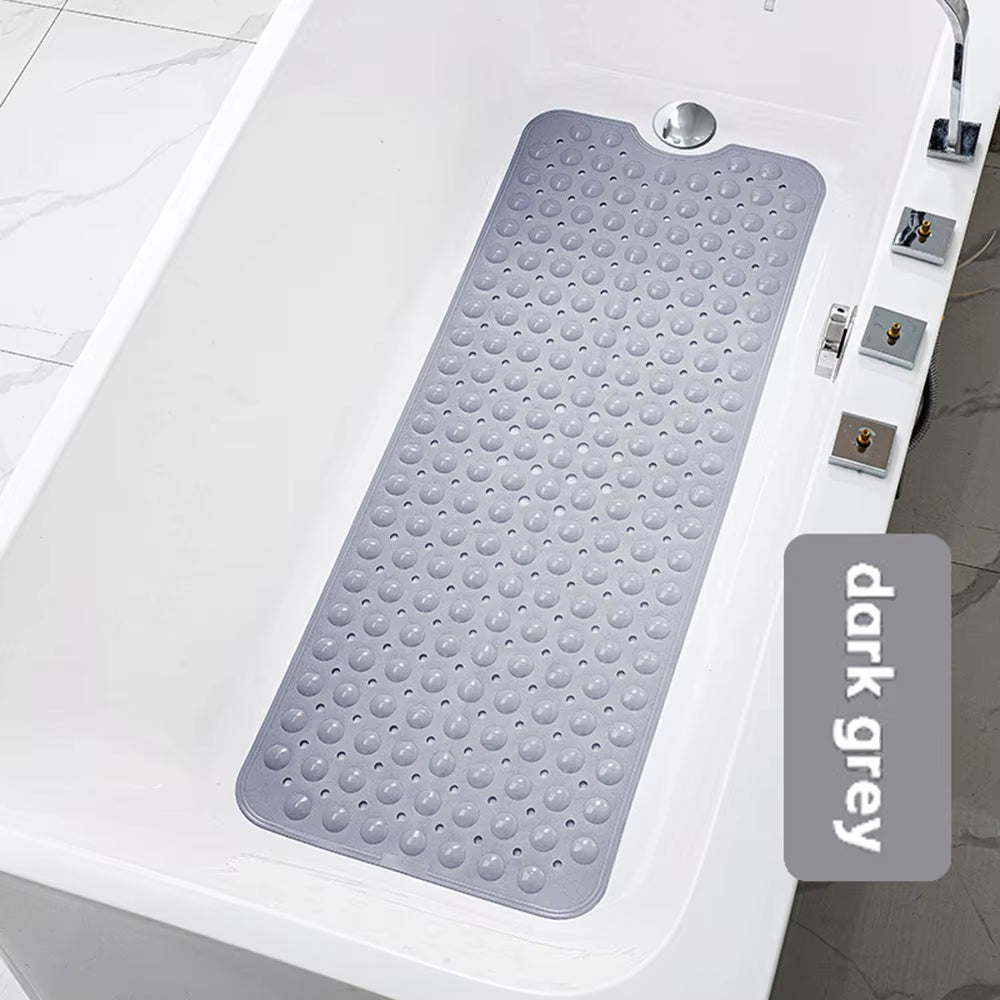 40*100Cm Bathroom Non-Slip Mat Bath Massage Foot Mat Long PVC Bathtub Mat Shower