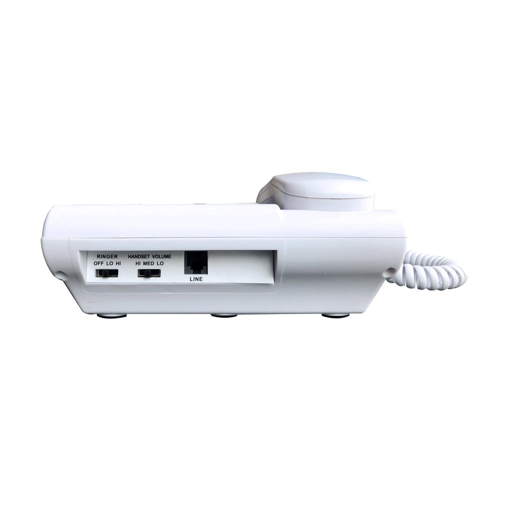 Big Button Phone, Corded Telephone with Speaker for Seniors, Amplified One Button Touch Picture Landline Phone for Old People