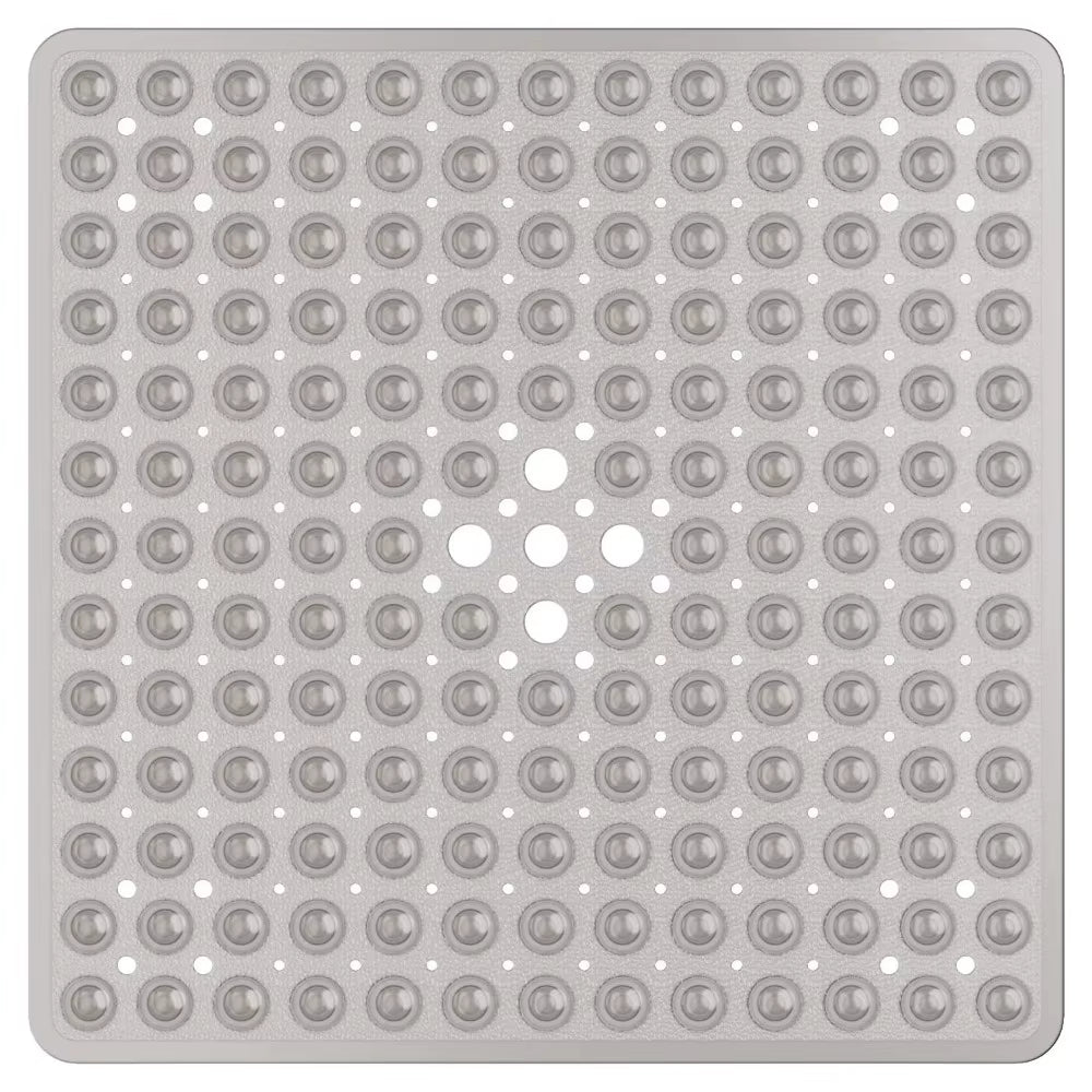 53X53Cm Shower Mat Suction Cup PVC anti Slip Bath Mat Square Shower Floor Pad Non Slip Safety Mat for Bathtub Bathroom Carpet