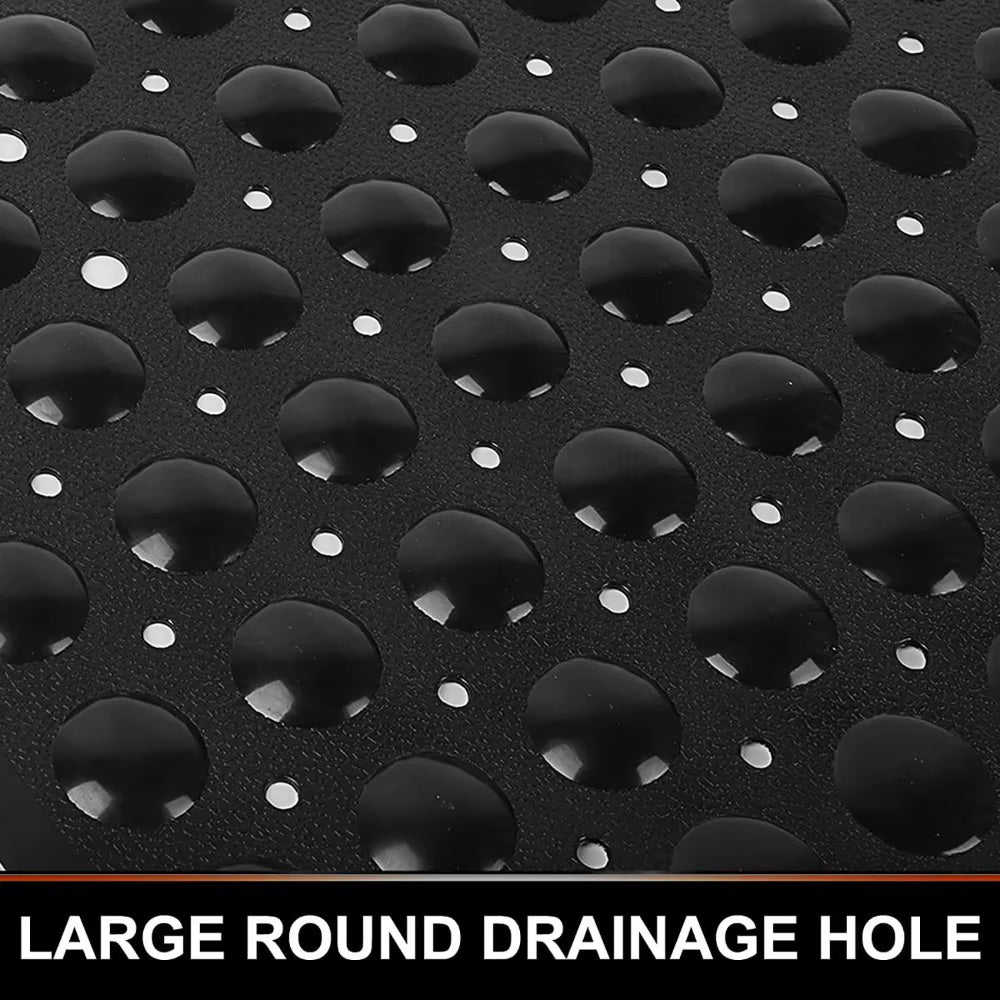 53X53Cm Shower Mat Suction Cup PVC anti Slip Bath Mat Square Shower Floor Pad Non Slip Safety Mat for Bathtub Bathroom Carpet