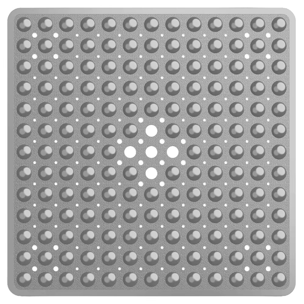 53X53Cm Shower Mat Suction Cup PVC anti Slip Bath Mat Square Shower Floor Pad Non Slip Safety Mat for Bathtub Bathroom Carpet