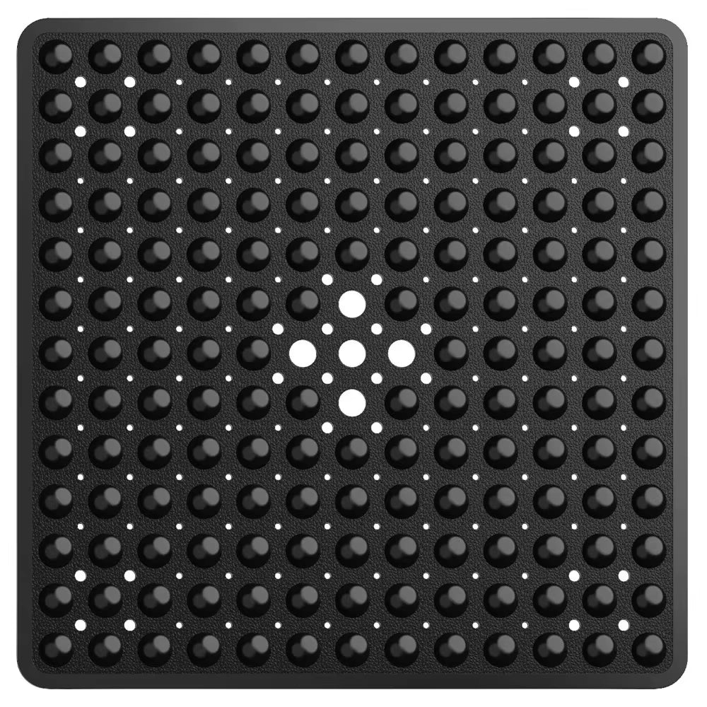 53X53Cm Shower Mat Suction Cup PVC anti Slip Bath Mat Square Shower Floor Pad Non Slip Safety Mat for Bathtub Bathroom Carpet