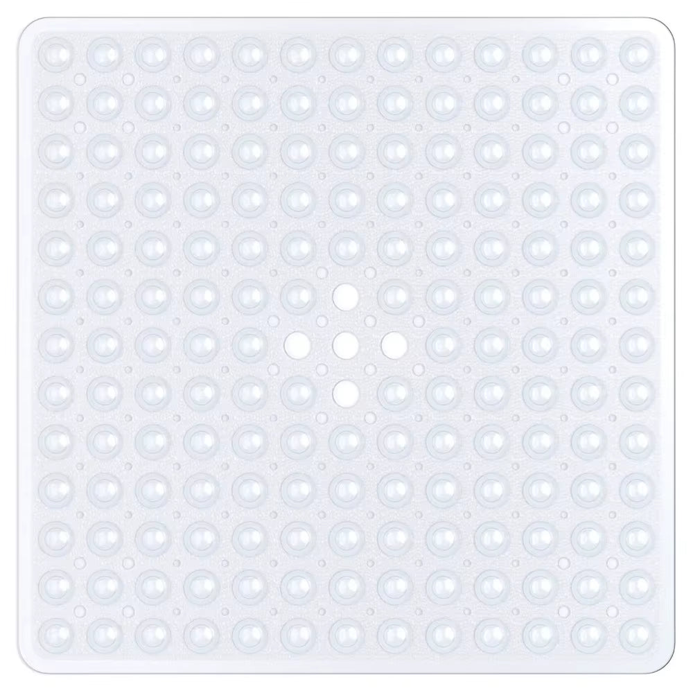 53X53Cm Shower Mat Suction Cup PVC anti Slip Bath Mat Square Shower Floor Pad Non Slip Safety Mat for Bathtub Bathroom Carpet