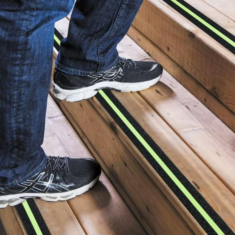 Anti Slip Grip Tape Glow in the Dark Stairs Floor Safety Adhesive Stickers Luminous Waterproof Traction Tapes for Indoor Outdoor