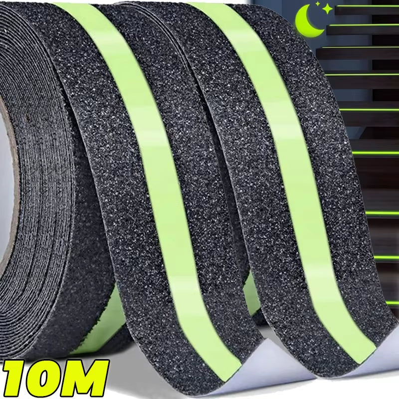 Anti Slip Grip Tape Glow in the Dark Stairs Floor Safety Adhesive Stickers Luminous Waterproof Traction Tapes for Indoor Outdoor