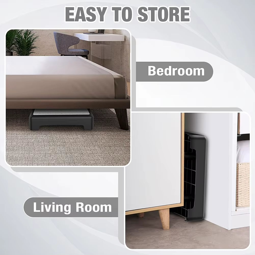 Non-Slip Step Platform Indoor and Outdoor, Portable Step Riser for Adults & Seniors, Safety Step for Car, Bedside, Shower