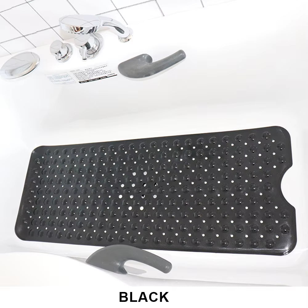 40*100Cm Bathroom Non-Slip Mat Bath Massage Foot Mat Long PVC Bathtub Mat Shower