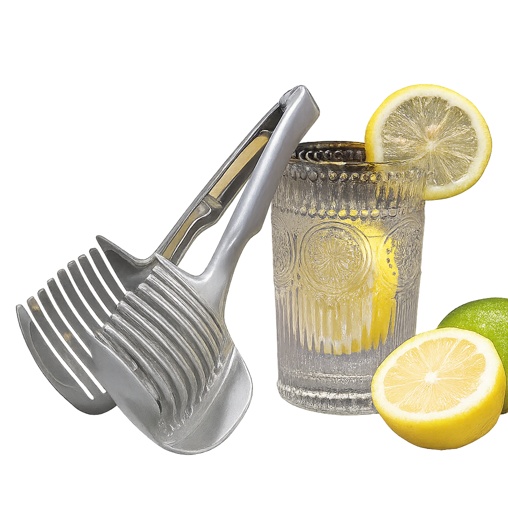 Aide à la coupe en acier inoxydable – pour tomates, oignons, pommes de terre et plus 