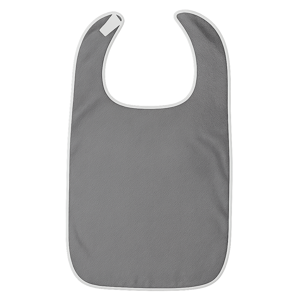 Lot de 4 bavoirs réutilisables pour adultes – protection vestimentaire lavable pour seniors