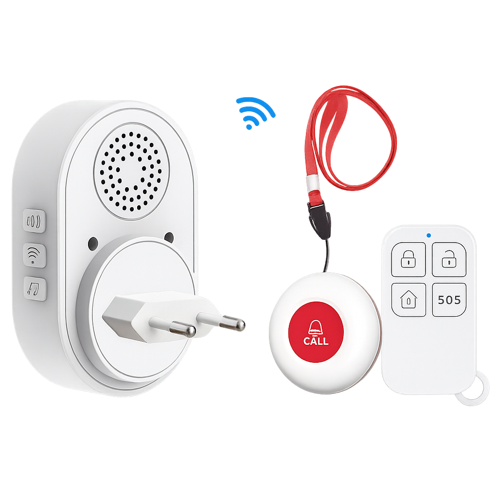 Smartes SOS-Notrufsystem mit WLAN & App – für schnelle Hilfe per Knopfdruck, auch wenn niemand zuhause ist