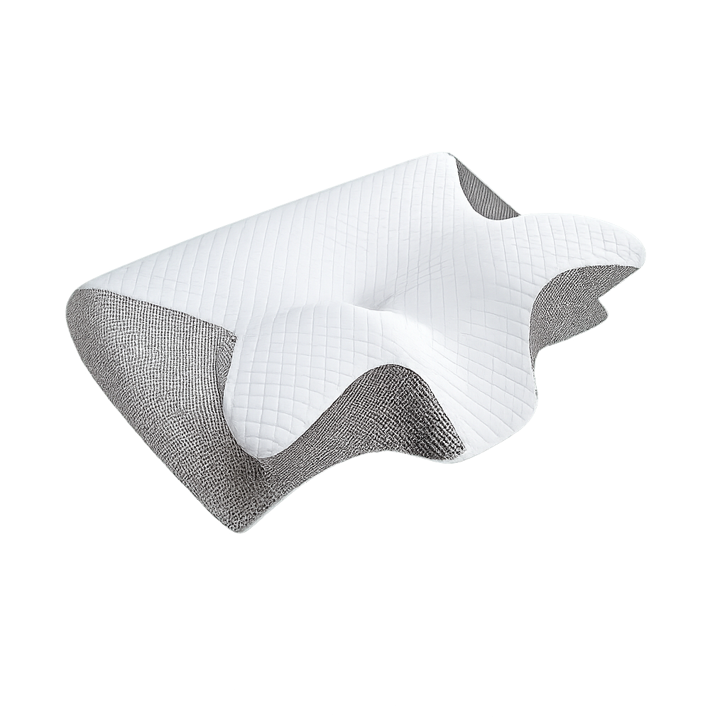 Oreiller cervical papillon ergonomique en mousse à mémoire de forme – pour un sommeil réparateur et un soutien optimal des vertèbres cervicales
