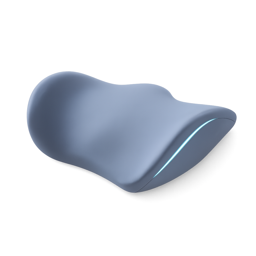 Oreiller de soutien lombaire en mousse à mémoire de forme – ergonomique et confortable pour un sommeil sain