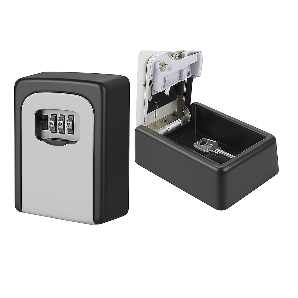 Wetterfeste Schlüsselbox mit Zahlencode – Sicherer Aufbewahrungsort für Ersatzschlüssel