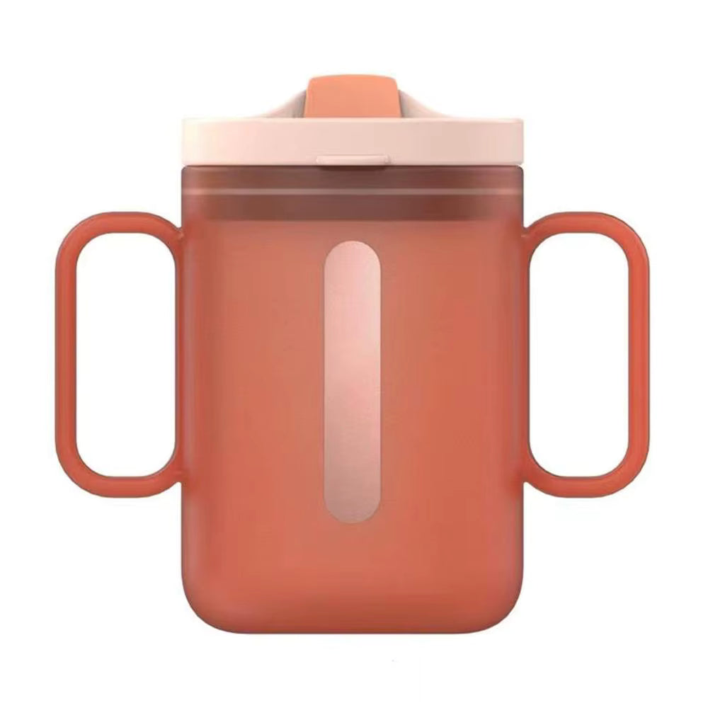 Spill-Safe Trinkbecher mit Deckel & Trinkhalm – Sicher Trinken bei Schluckbeschwerden