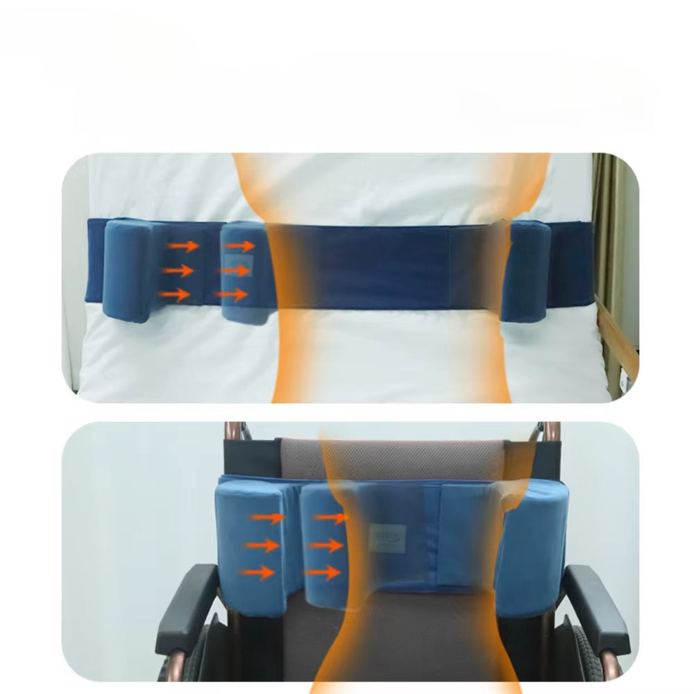Hemiplegic Bedridden Patients anti Lateral Cushions Wheelchair Backrest Half Lying Waist Cushion Adjustable anti Sliding Cushion