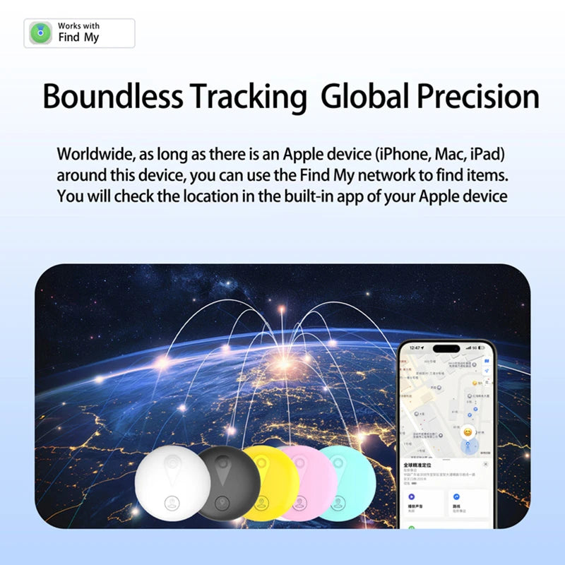 Xiaomi New Security Bluetooth GPS Tag Work with Findtag App Ios Android Anti-Lost Device Sound Locating Alarm Key Car Finder