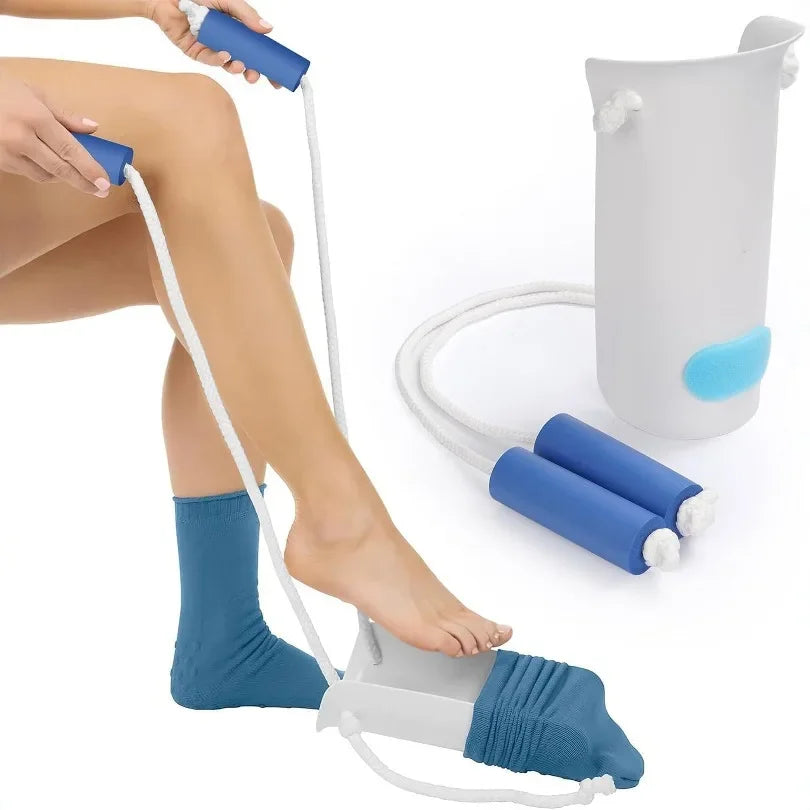 No Bending Sock Aid Easy on and off Stocking Slider Donner Pulling Assist Device Sock Helper Aid Tool