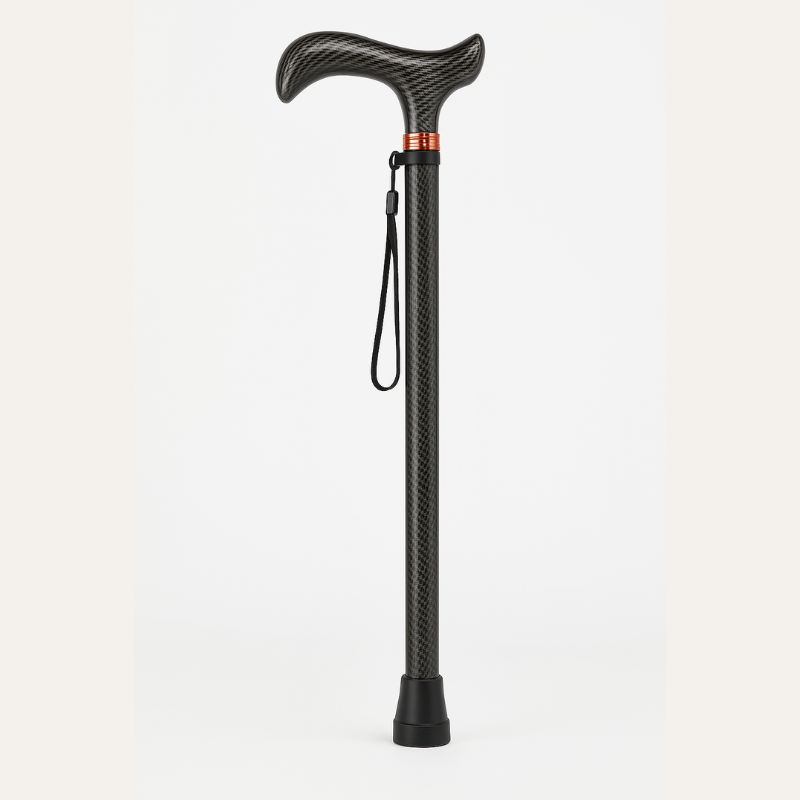 Bâton de marche ultra-léger en carbone – stable, pliable et antidérapant